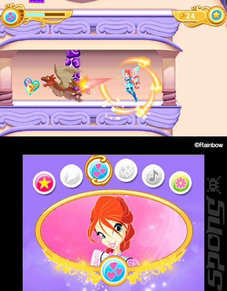 Winx Club: Saving Alfea - DS/DSi Screen