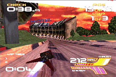Wipeout 2097 - PlayStation Screen
