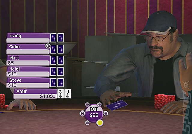 World Championship Poker 2 - PS2 Screen