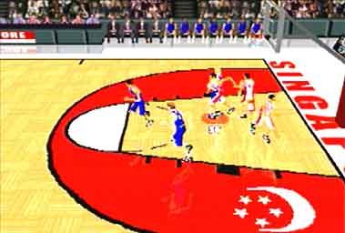 World League Basketball - PlayStation Screen