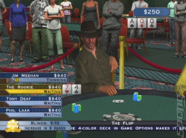 World Series of Poker - PS2 Screen