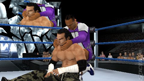 WWE Smackdown! Vs. RAW 2008 Featuring ECW - PSP Screen