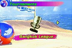 Xtreme Beach Soccer - GBA Screen