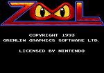 Zool - SNES Screen
