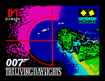 007: The Living Daylights - Spectrum 48K Screen