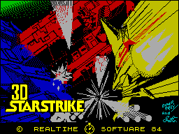 3D Starstrike - Spectrum 48K Screen