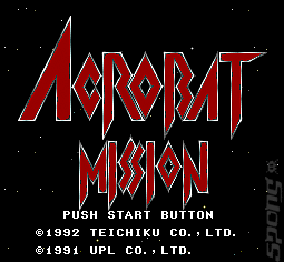 Acrobat Mission - SNES Screen