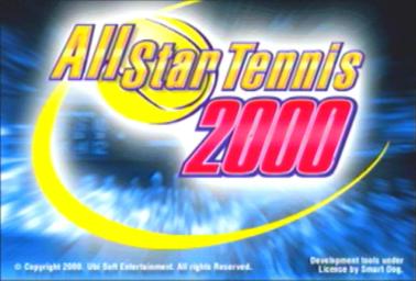 All Star Tennis 2000 - PlayStation Screen
