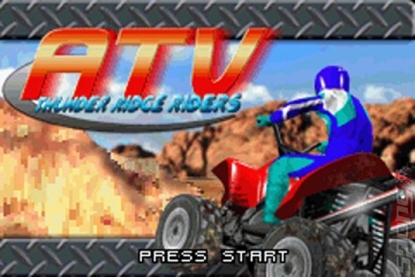 ATV Thunder Ridge Riders - GBA Screen