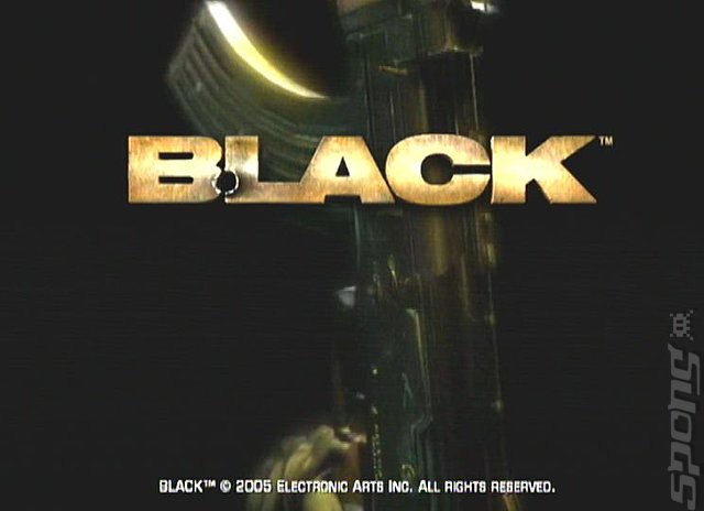 BLACK - PS2 Screen