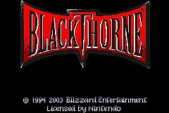 Blackthorne - GBA Screen