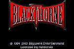 Blackthorne - GBA Screen