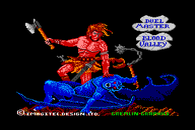 Blood Valley - C64 Screen