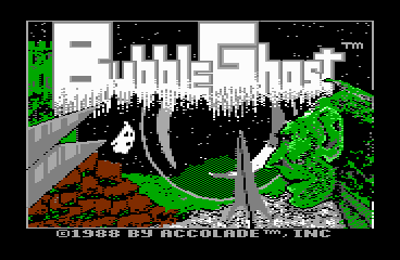 Bubble Ghost - C64 Screen