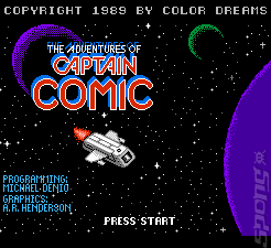 The Adventures of Captain Comic - NES Screen