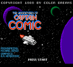 The Adventures of Captain Comic - NES Screen