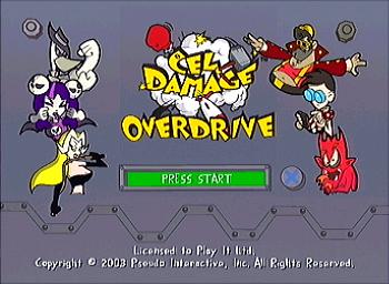 Cel Damage Overdrive - PS2 Screen