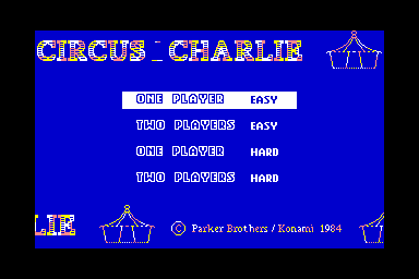 Circus Charlie - C64 Screen