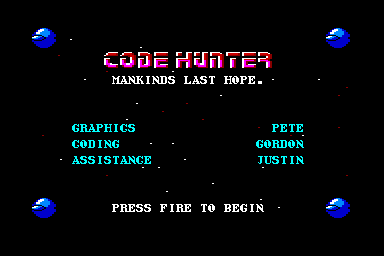 Code Hunter - C64 Screen