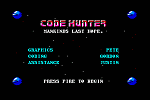 Code Hunter - C64 Screen