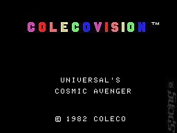 Cosmic Avenger - Colecovision Screen
