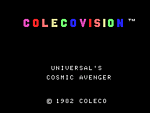 Cosmic Avenger - Colecovision Screen
