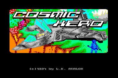 Cosmic Hero - C64 Screen