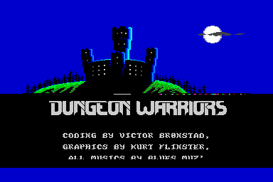 Dungeon Warriors - C64 Screen