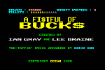 Fistful of Bucks, A - C64 Screen