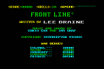 Front Line - C64 Screen