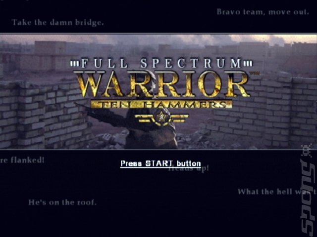 Full Spectrum Warrior: Ten Hammers - PS2 Screen