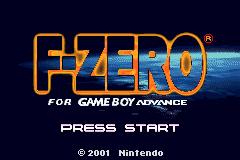 F-Zero: Maximum Velocity - GBA Screen