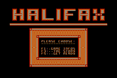 Halifax - C64 Screen