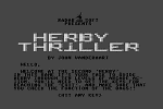 Herby Thriller - C64 Screen