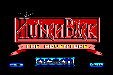 Hunchback: The Adventure - C64 Screen