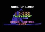 International 3D Tennis - C64 Screen