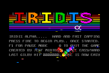 Iridis Alpha - C64 Screen