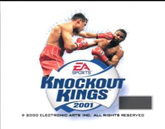 Knockout Kings 2001 - PlayStation Screen