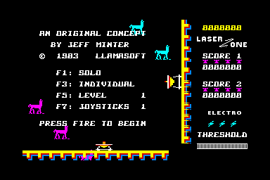 Lazer Zone - C64 Screen