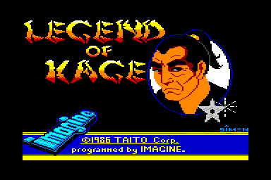Legend of Kage - C64 Screen