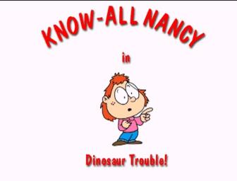 Little Monsters: Know All Nancy In Dinosaur Trouble - PC Screen