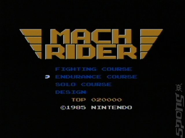 Mach Rider - Wii Screen