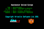 Manchester United Europe - C64 Screen