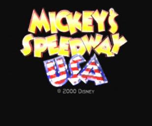 Mickey's Speedway USA - N64 Screen