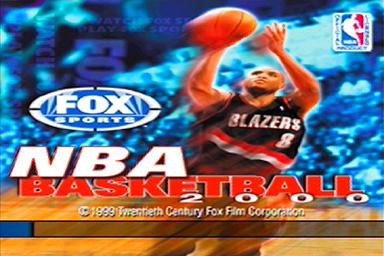 NBA Basketball 2000 - PlayStation Screen