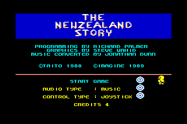 New Zealand Story, The - C64 Screen