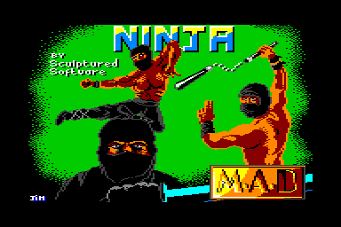 Ninja - C64 Screen