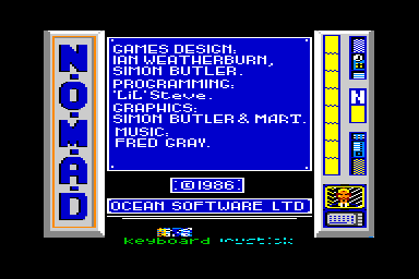 NOMAD - C64 Screen