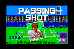 Passing Shot - C64 Screen
