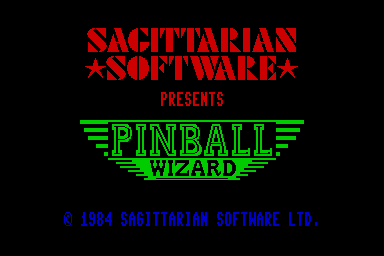 Pinball Wizard - C64 Screen